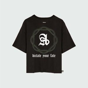 Dictate Your Fate Heavyweight Cropped Tees